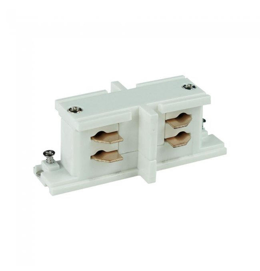 Accessorio connettore lineare per binario trifase bianco